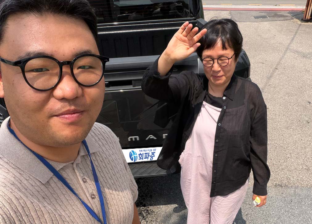 미리 골라오신 타스만 중고, 직접 확인 후 바로 출고